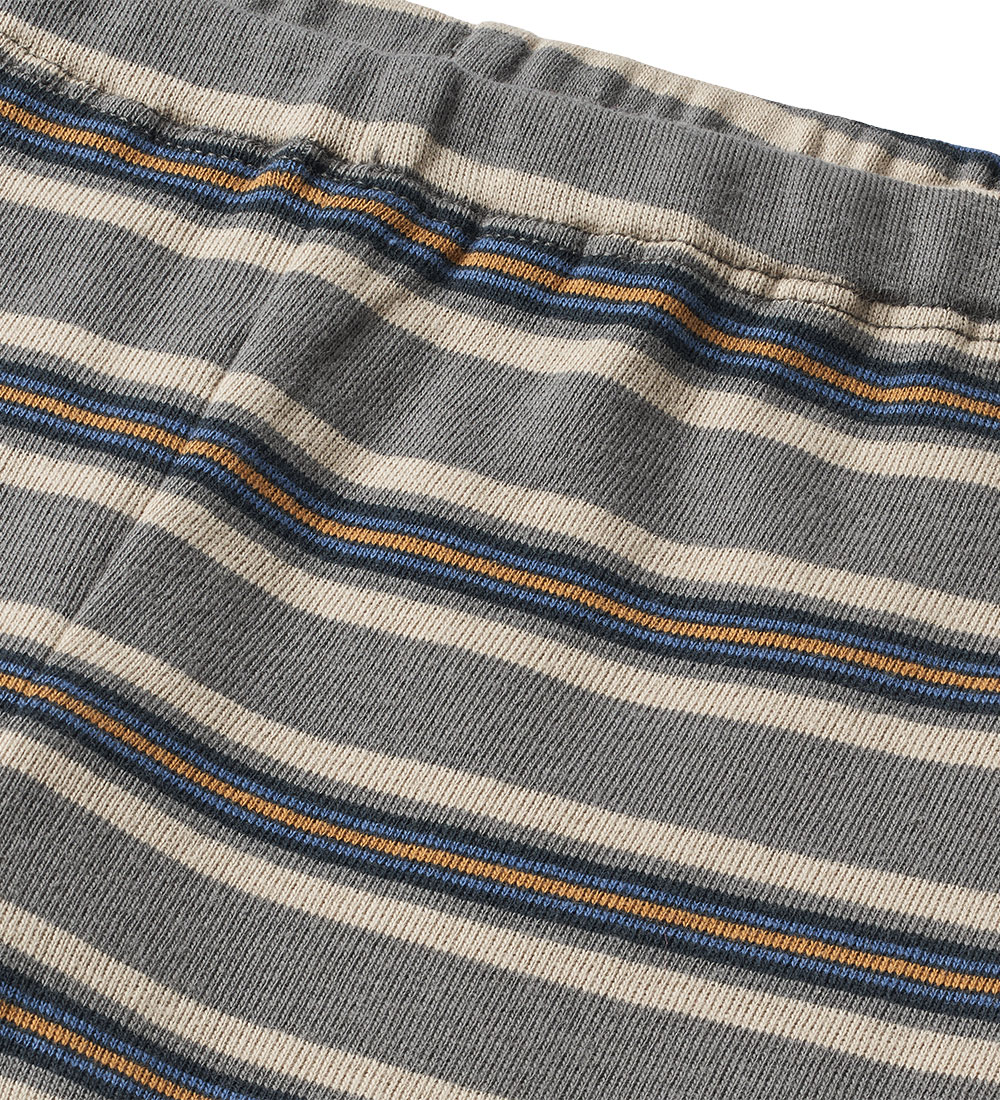 Wheat Bukser - Silas - Stormy Blue Stripe