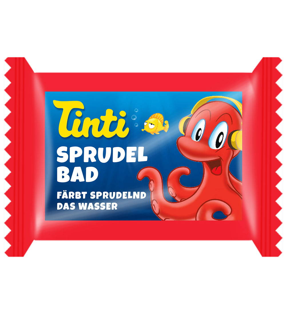 Tinti Badebombe - Rød