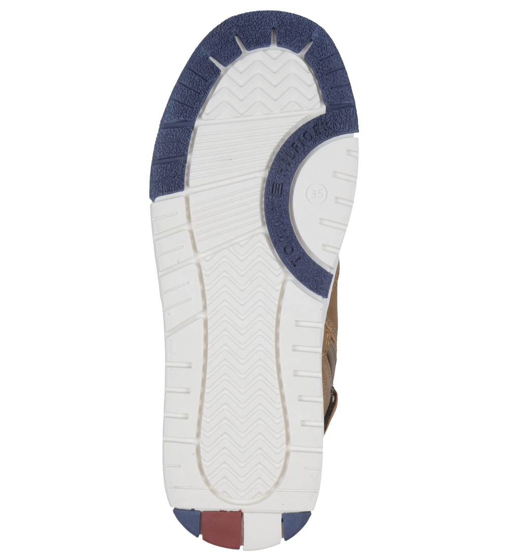 Tommy Hilfiger Støvler - Mid Cutlace-Up - Tobacco