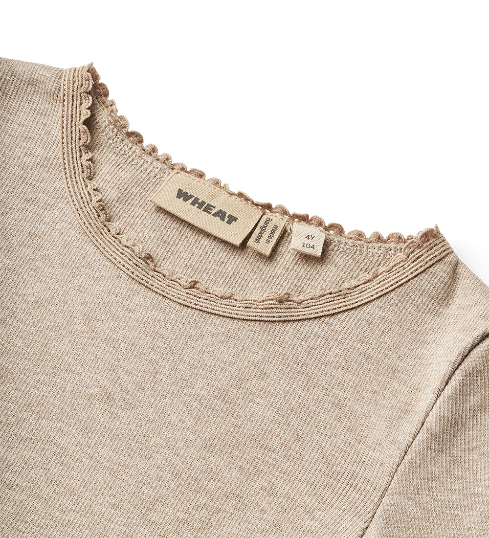 Wheat Bluse - Rib - Reese - Gravel Melange