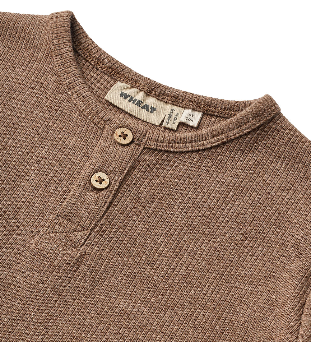Wheat Bluse - Rib - Morris - Coffee Melange