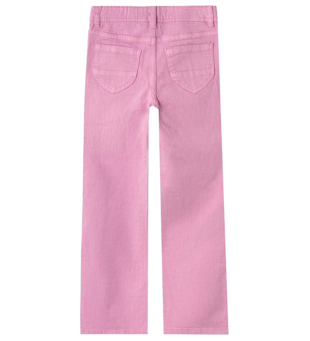 Name It Bukser - Twill - NkfPolly - Fuchsia Pink
