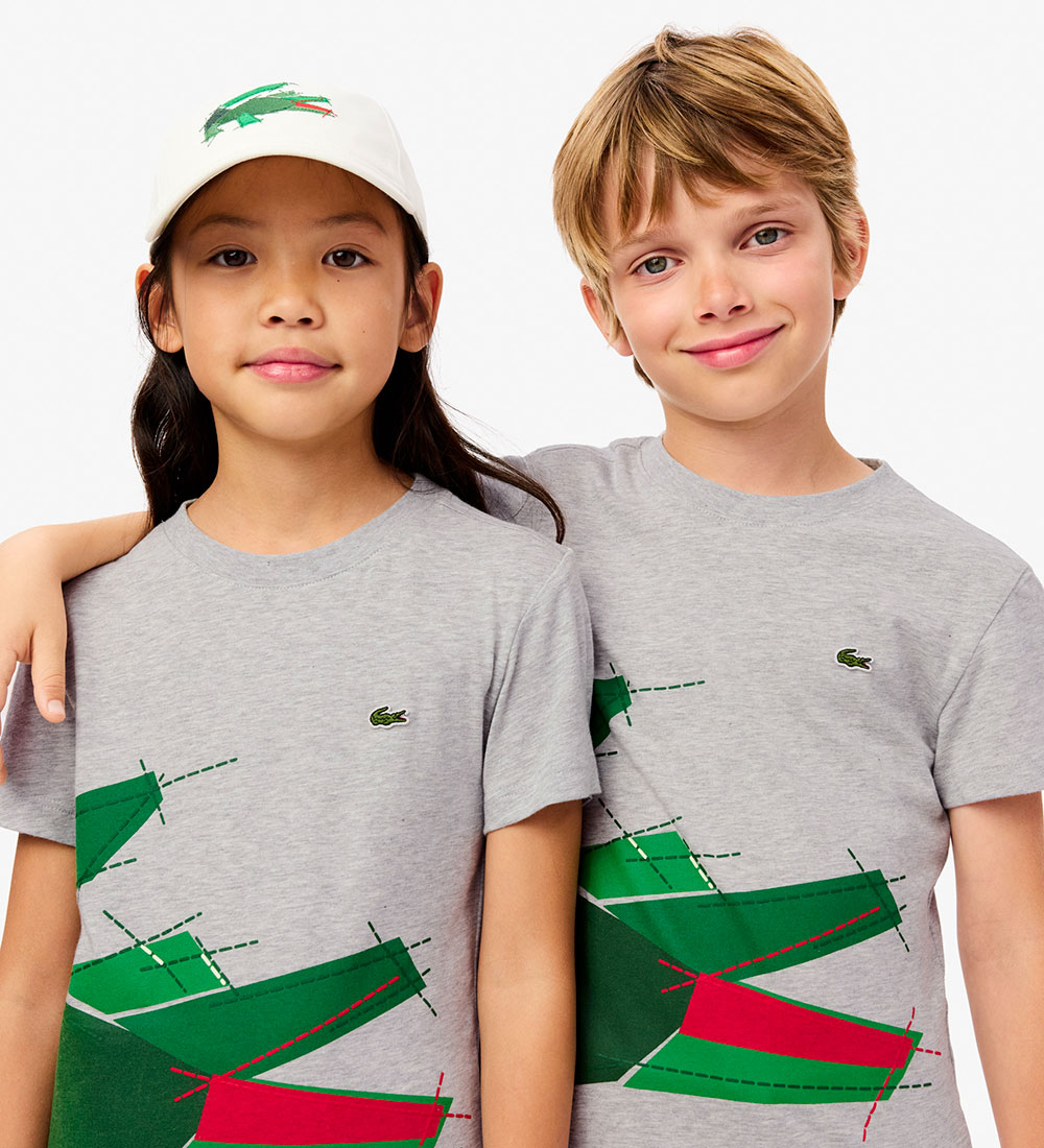 Lacoste T-shirt - Silver Chine