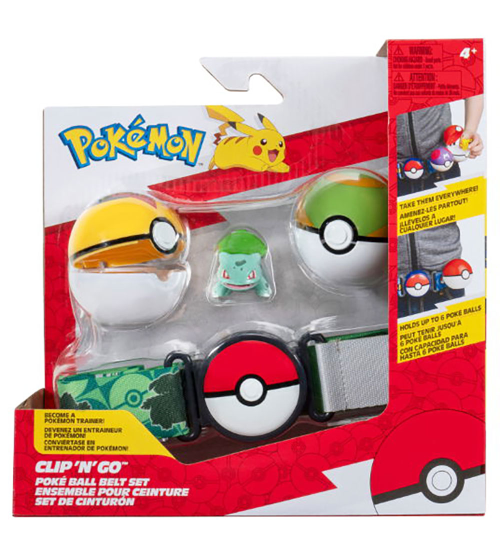 Pokémon Legesæt - Clip 'N' Go Belt - Bulbasaur