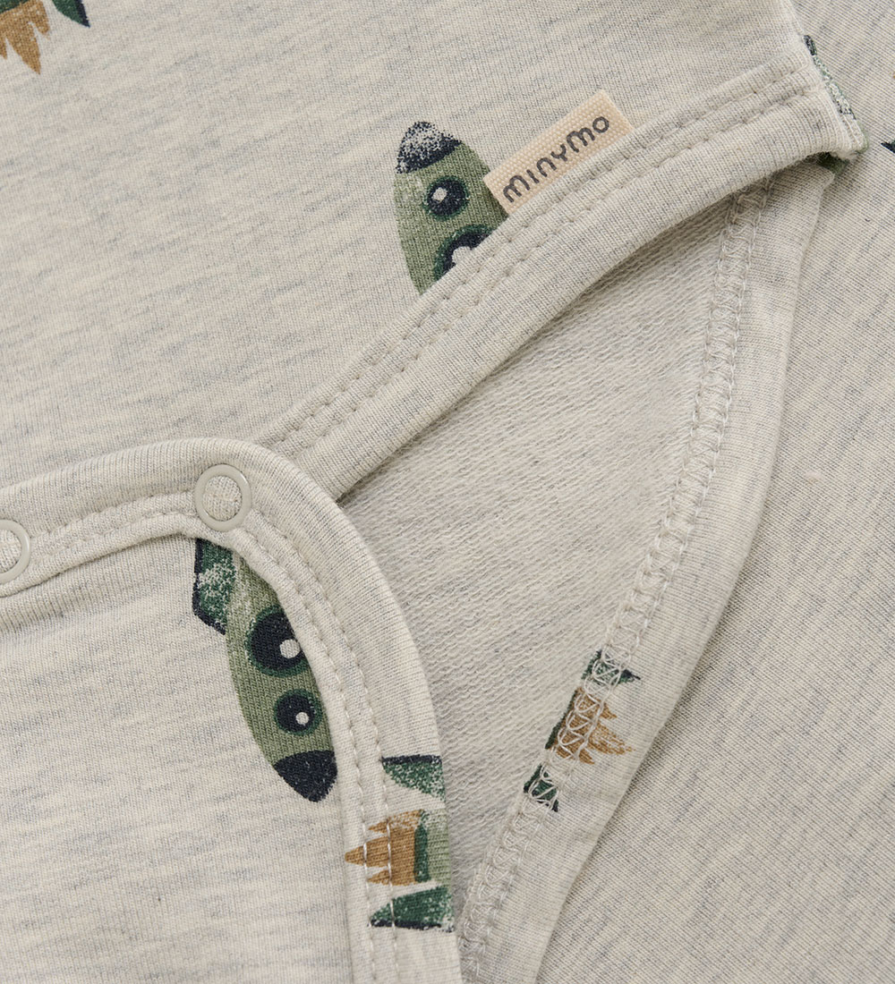 Minymo Body l/æ - Grey Melange