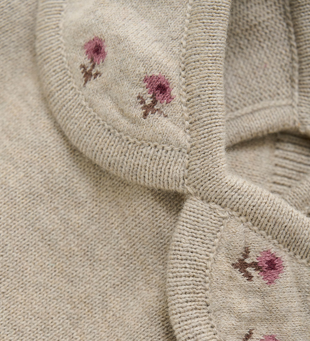 Minymo Bluse - Strik - Brown Melange