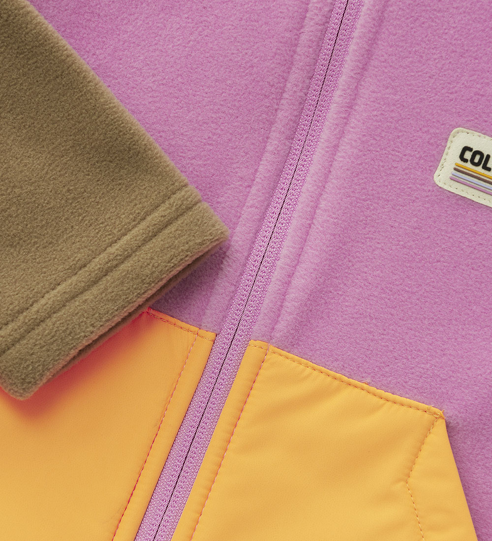 Color Kids Fleecejakke - Lilac Chiffon/Orange