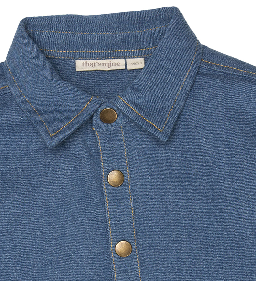 Thats Mine Skjorte - Dean - Denim - Copen Blue