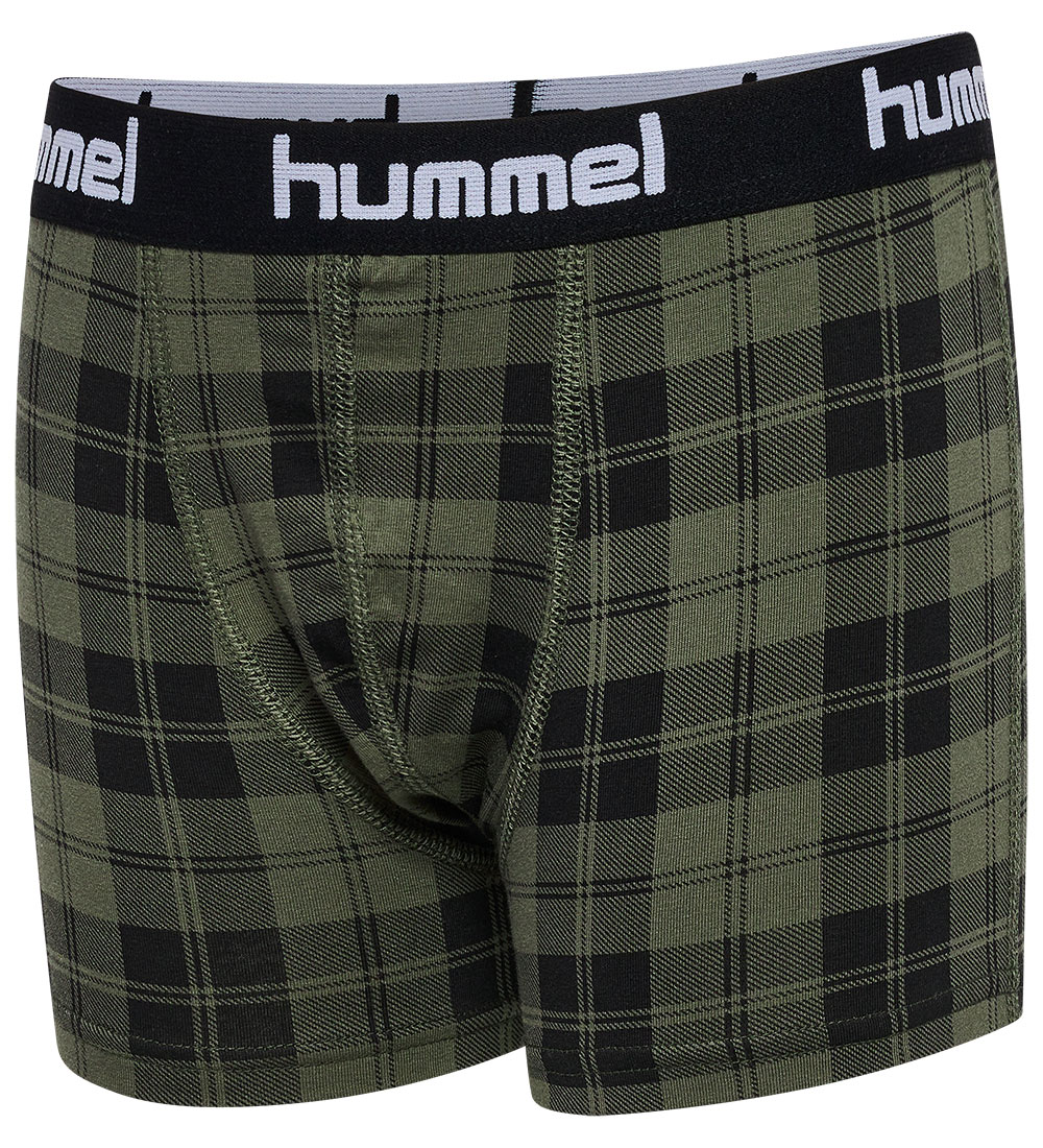 Hummel Boxershorts - hmlNolan - 2-pak - Dusty Olive