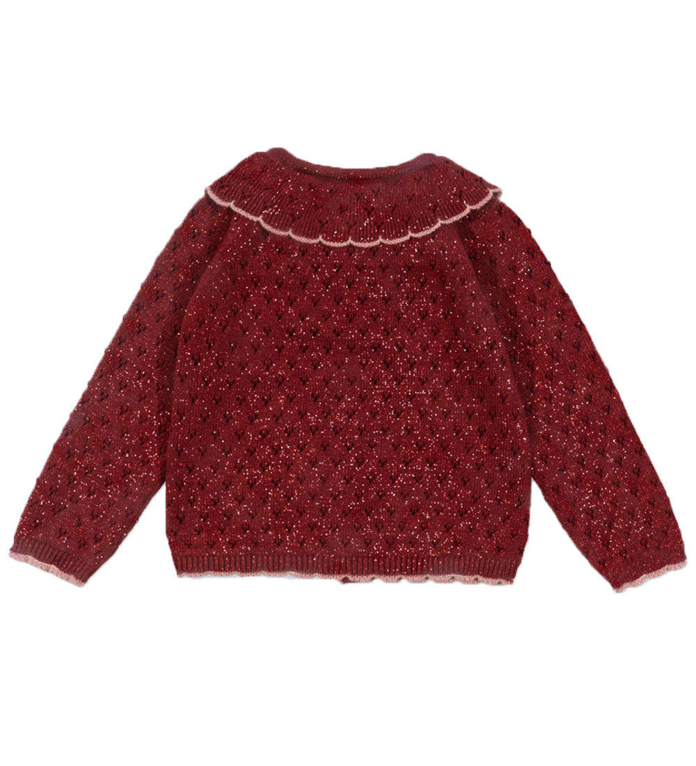 Konges Sløjd Cardigan - Strik - Holiday - Red Dahlia