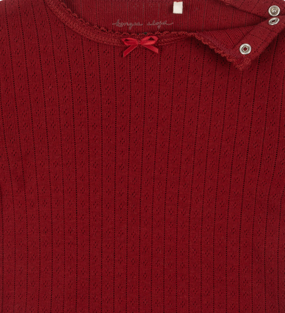 Konges Sløjd Body l/æ - Minnie - Red Dahlia