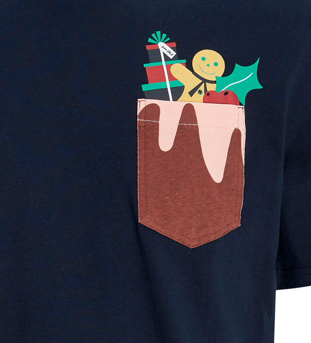 Jack & Jones T-shirt - JjXmas - Sky Captain