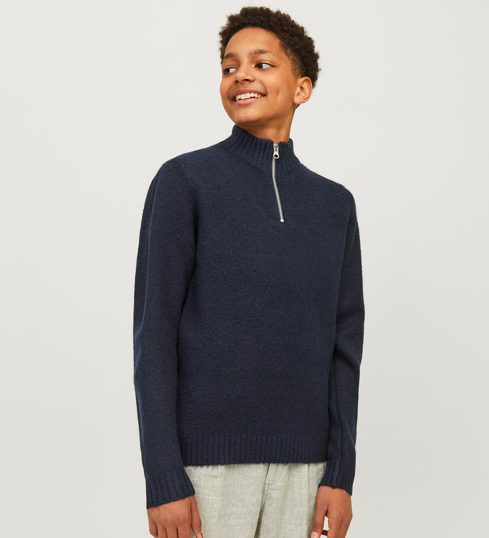 Jack & Jones Sweatshirt - Strik - JorOllie - Sky Captain