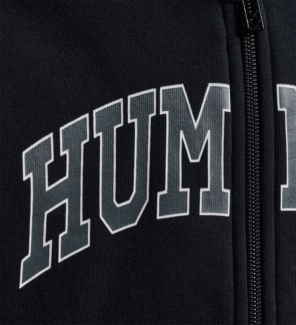 Hummel Cardigan m. Hætte - hmlAlvin - Asphalt