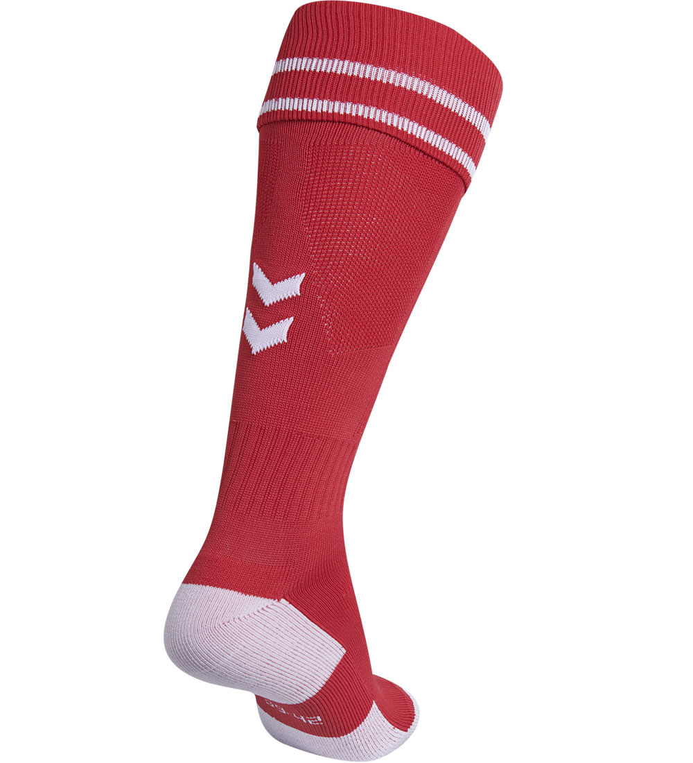 Hummel Fodboldstrømper - Element - True Red/Hvid