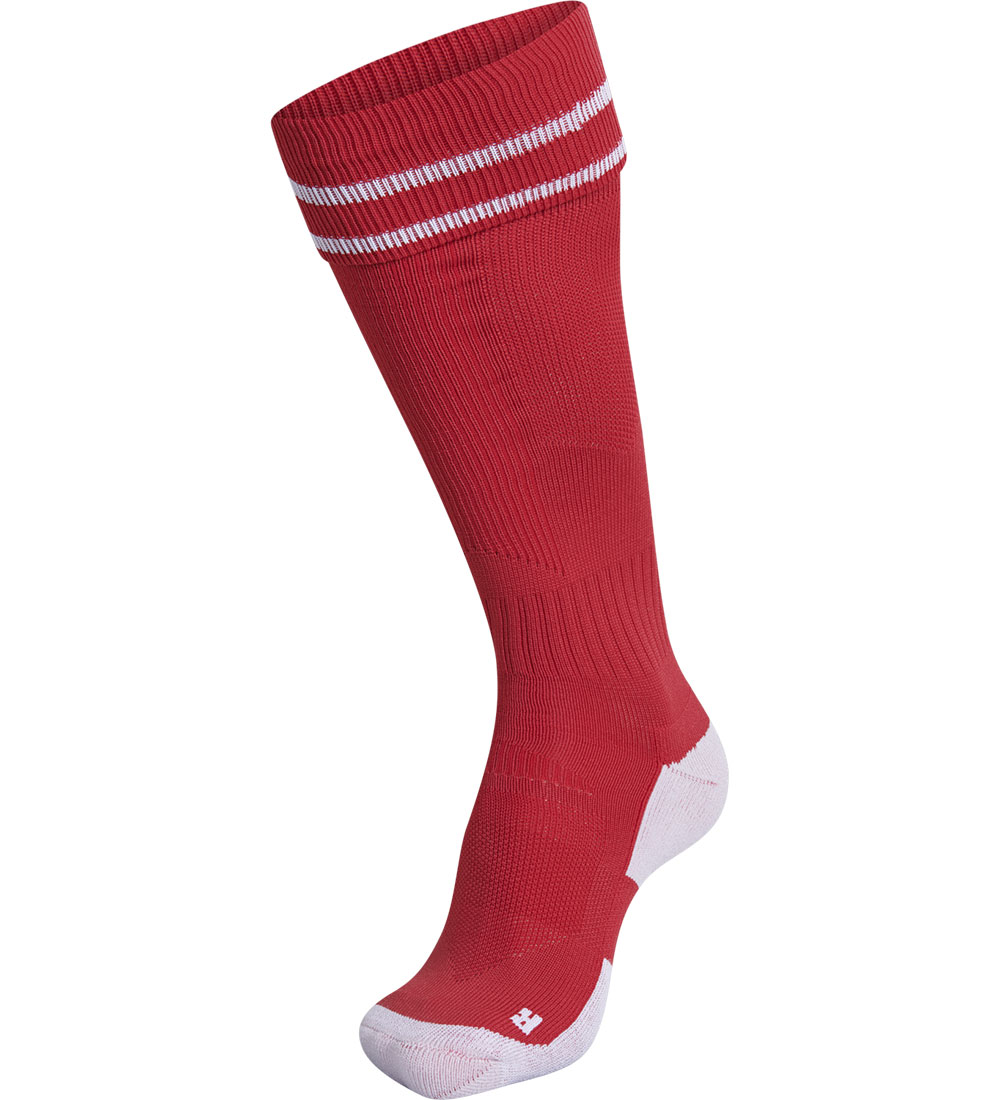 Hummel Fodboldstrømper - Element - True Red/Hvid