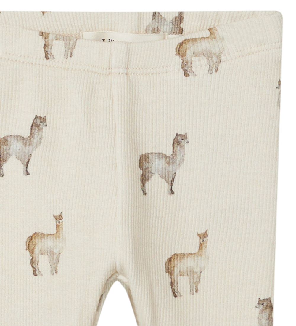 Lil Atelier Leggings - NbnGavo - Birch