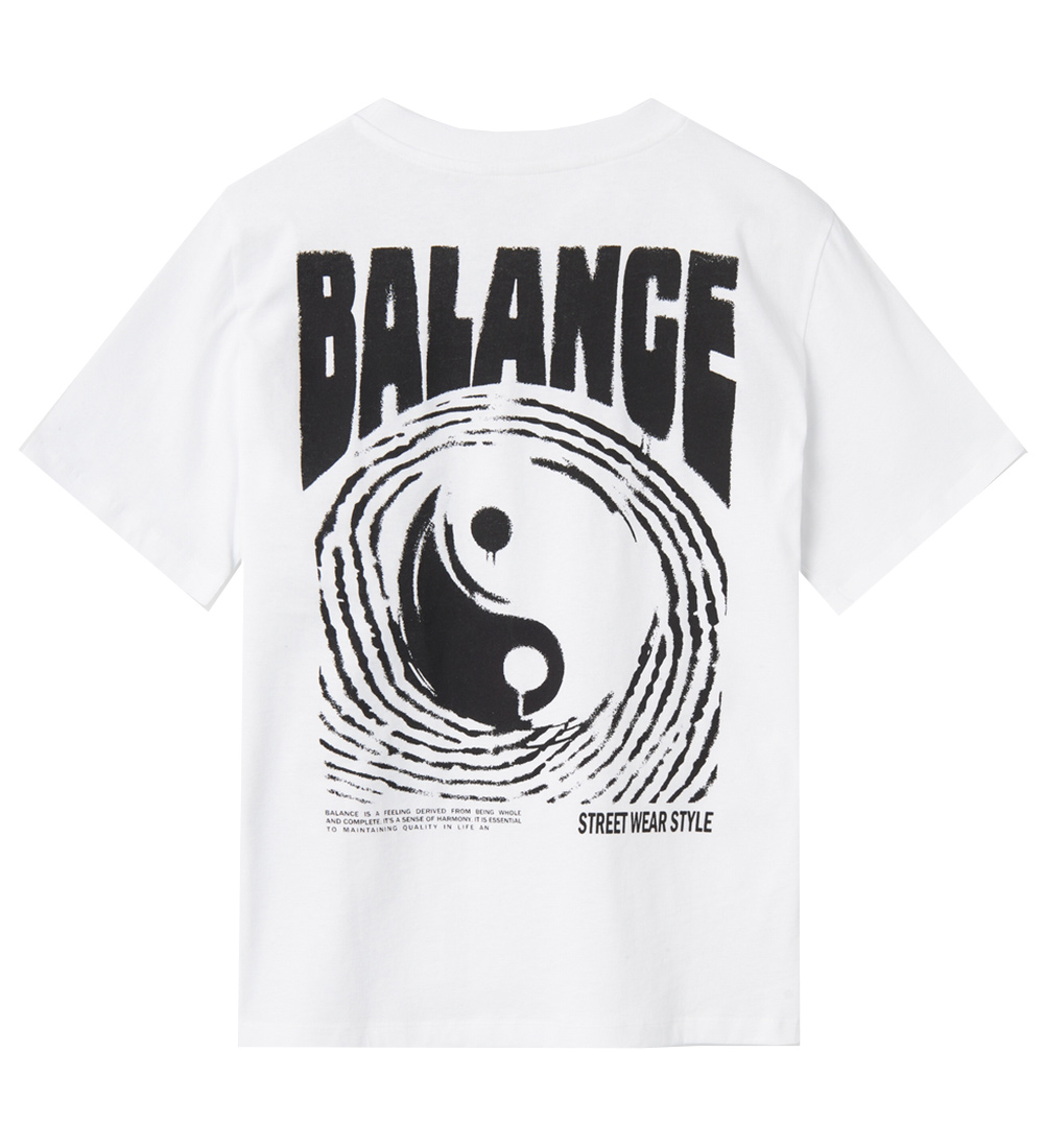LMTD T-Shirt - NlmSalance - Bright White