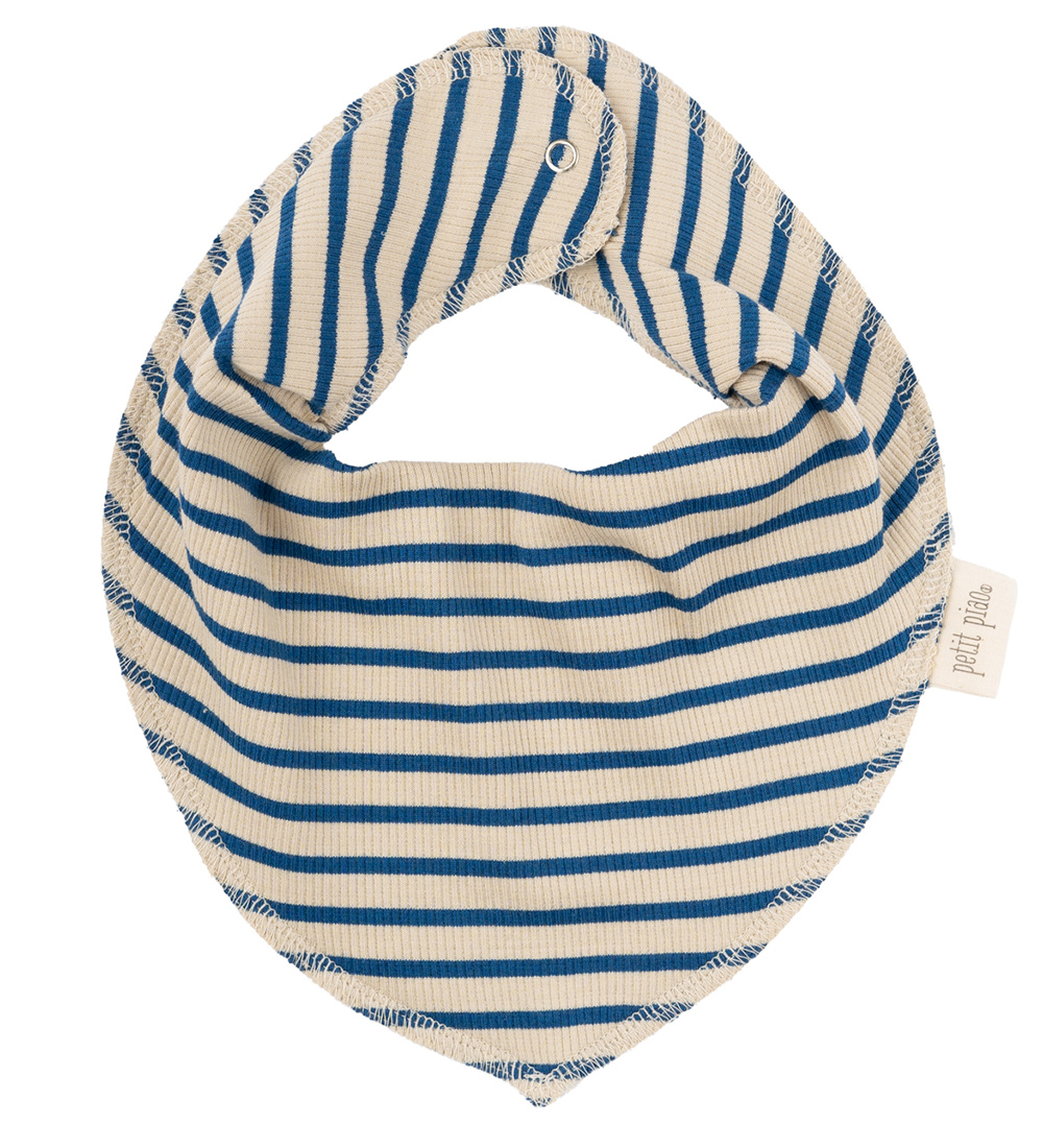 Petit Piao Savlesmæk - Rib - Modal - Deep Cobalt/Dark Off White