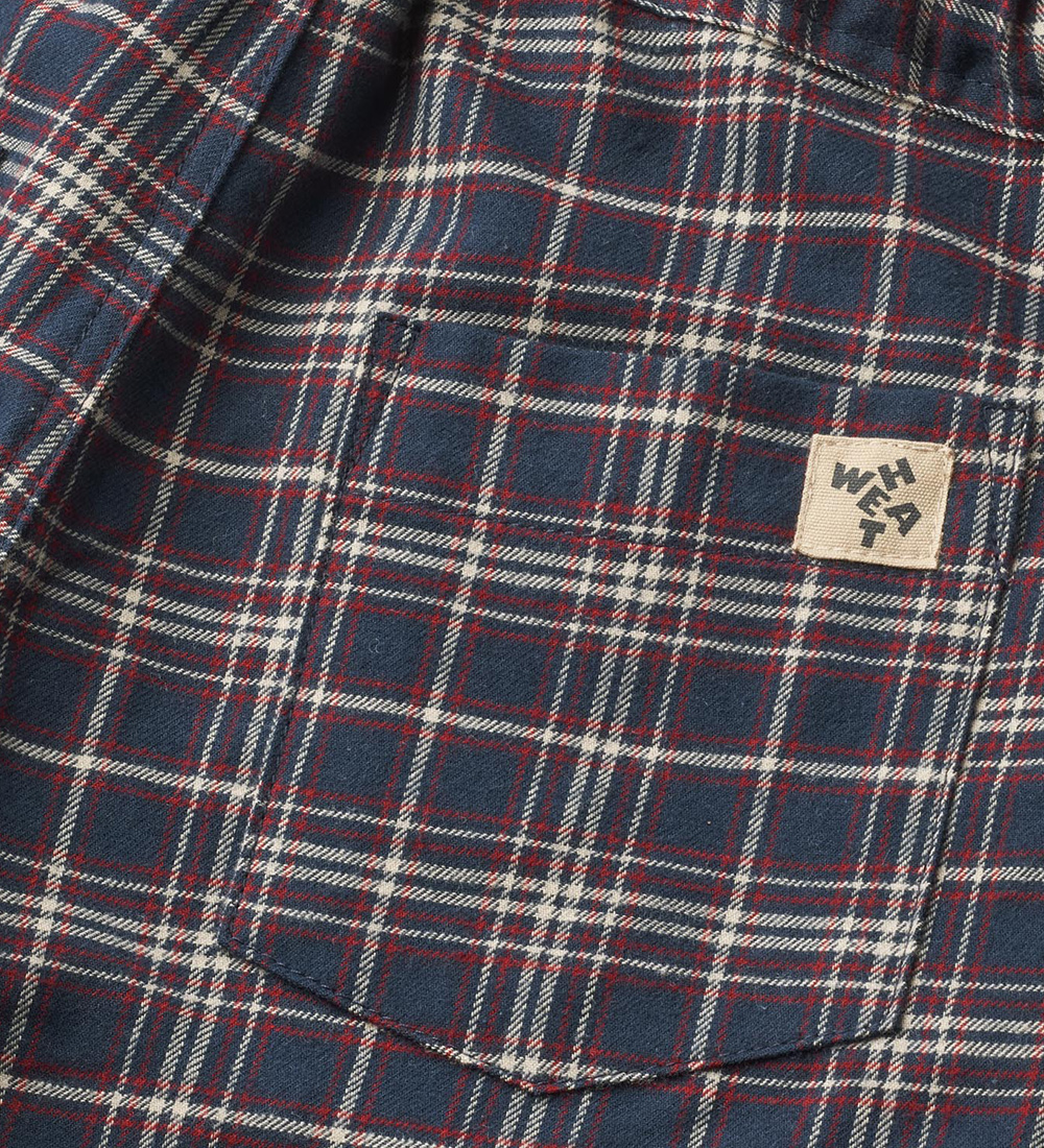Wheat Bukser - Rufus - Navy Check