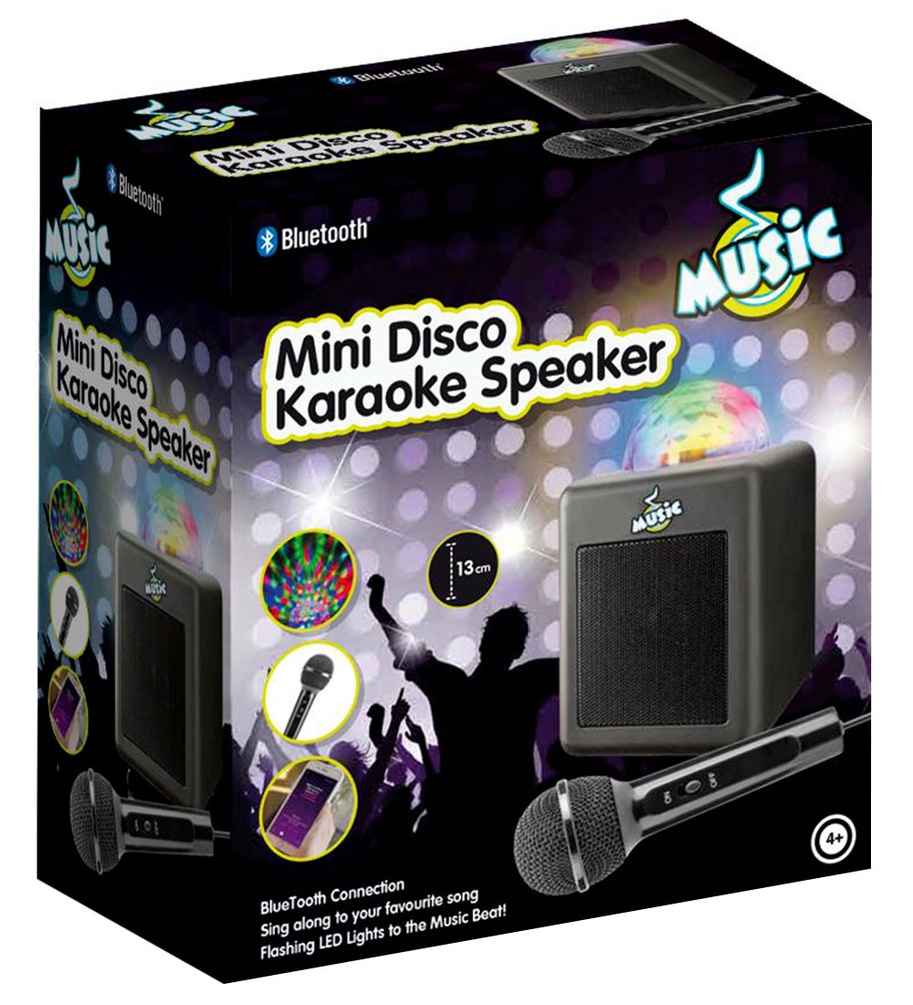 Music Karaokesæt - Disco Speaker m. Mikrofon
