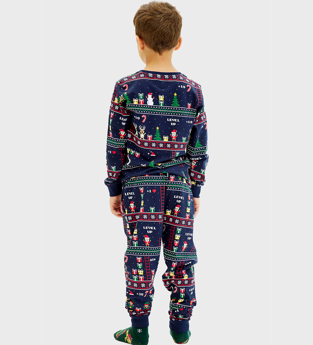 Jule-Sweaters Nattøj - Vintage Gaming - Navy
