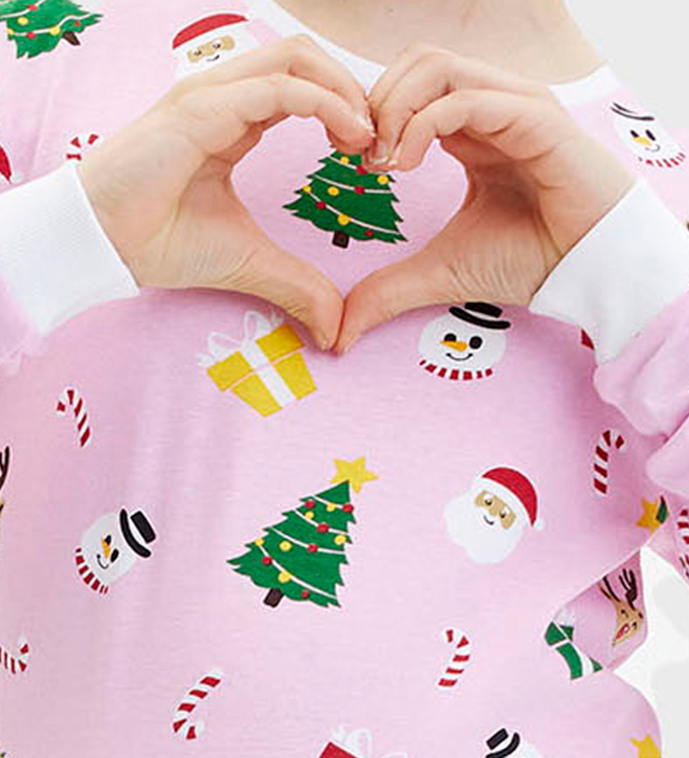 Jule-Sweaters Nattøj - The Pinkish - Rosa