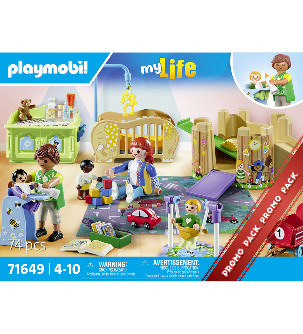 Playmobil My Life - Småbørnsgruppen - 71649 - 74 Dele