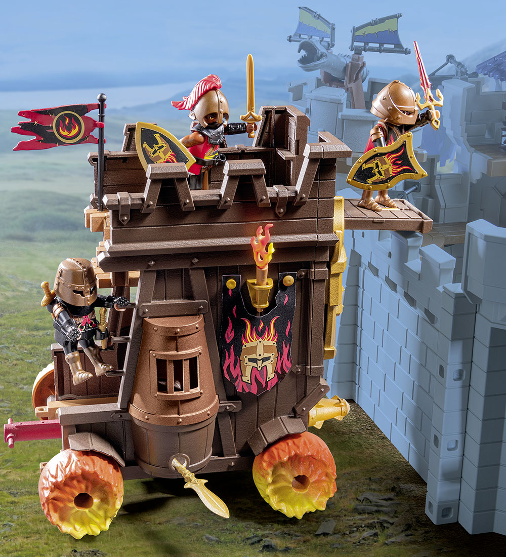 Playmobil Novelmore - Angrebsvogn Med Ildkanon - 71643 - 68 Dele