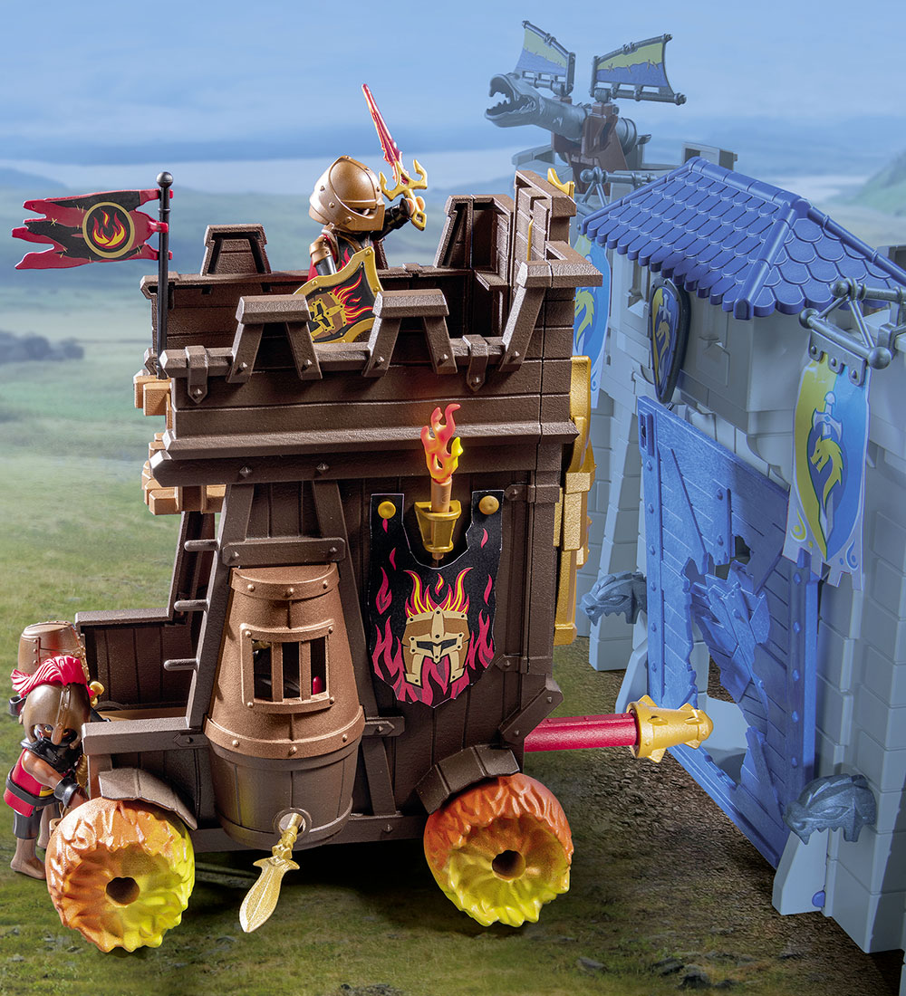 Playmobil Novelmore - Angrebsvogn Med Ildkanon - 71643 - 68 Dele