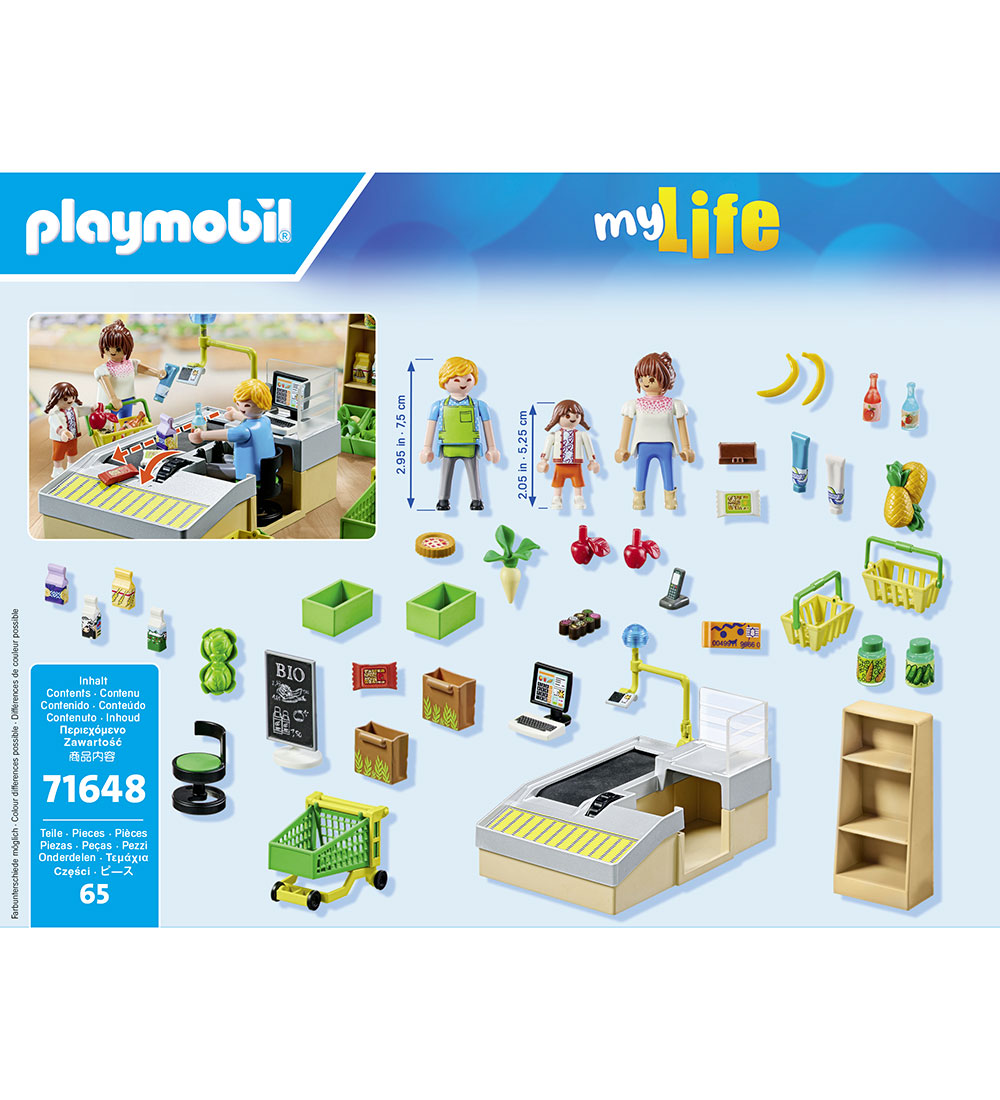 Playmobil My Life - Økologisk Supermarked - 71648 - 65 Dele