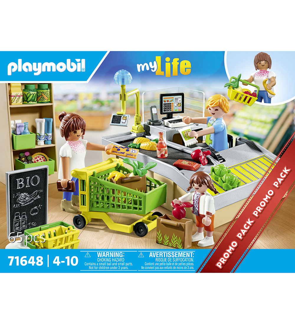 Playmobil My Life - Økologisk Supermarked - 71648 - 65 Dele