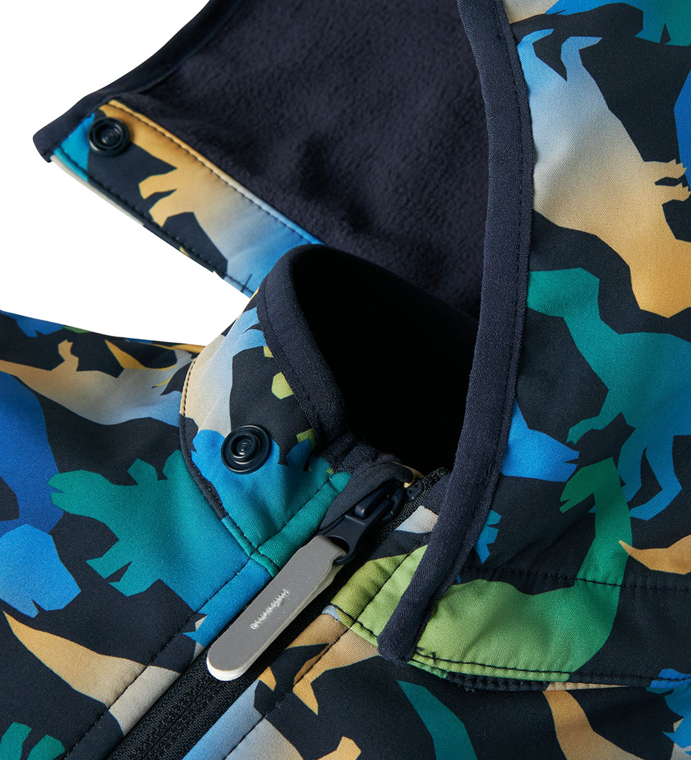 Name It Softshelljakke m. Fleece - NmmMalta05 - Dark Sapphire/Di