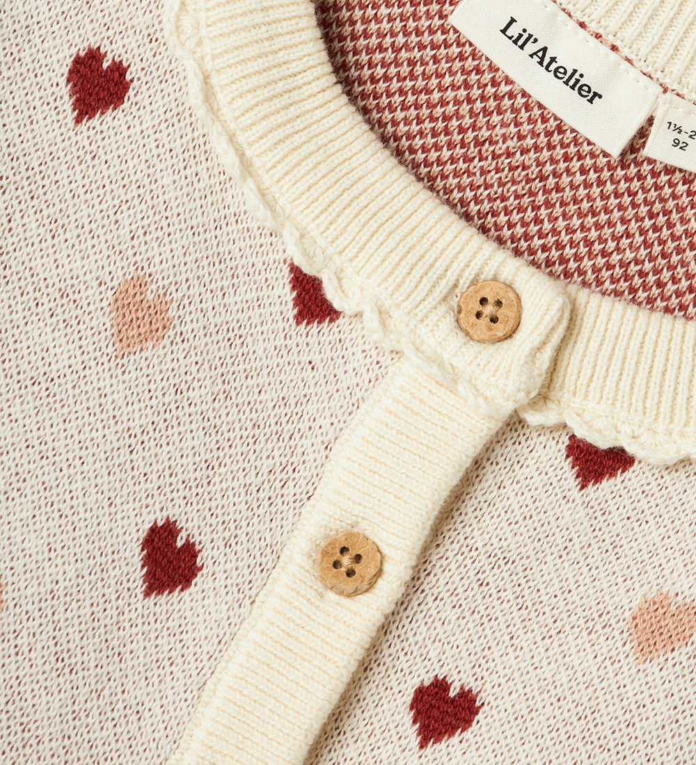 Lil Atelier Cardigan - Strik - NmfSaran - Turtledove