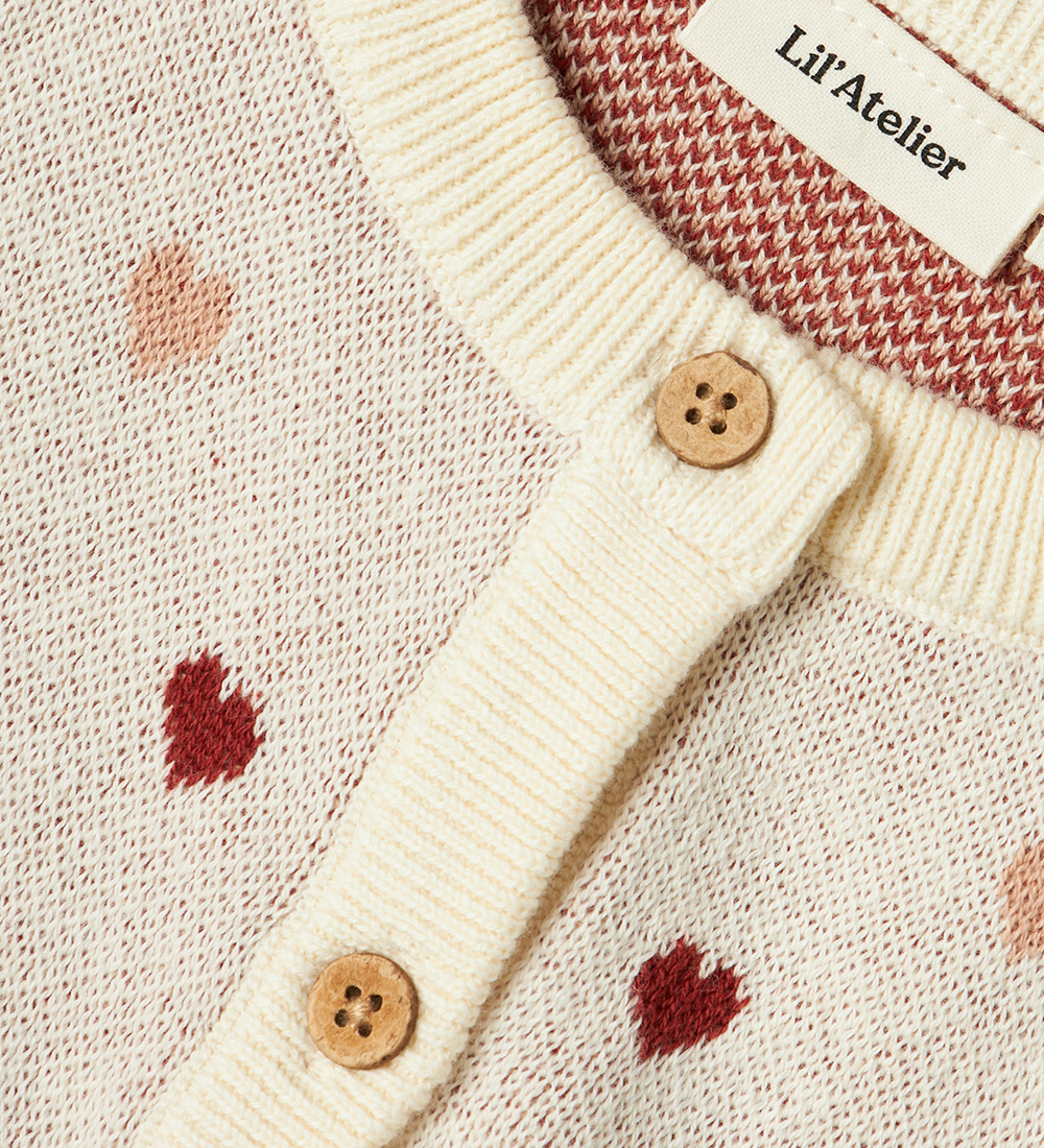 Lil Atelier Cardigan - Strik - NmfSaran - Turtledove
