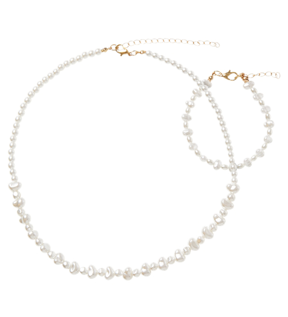 Name It Smykkesæt - NkfFrena - Bright White