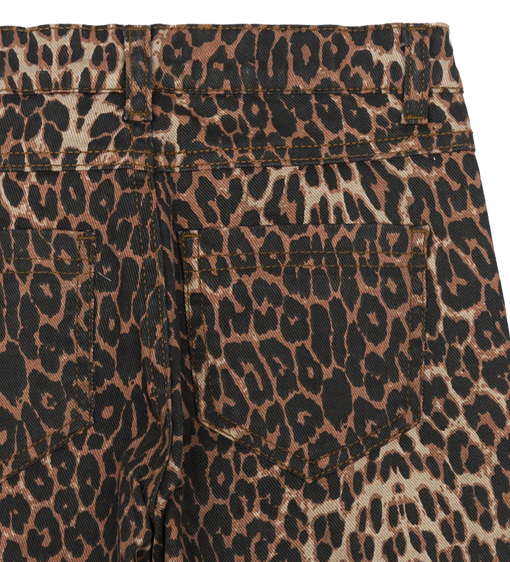 The New Jeans - Denim - TnLolo - Feather Gray m. Leopardprint