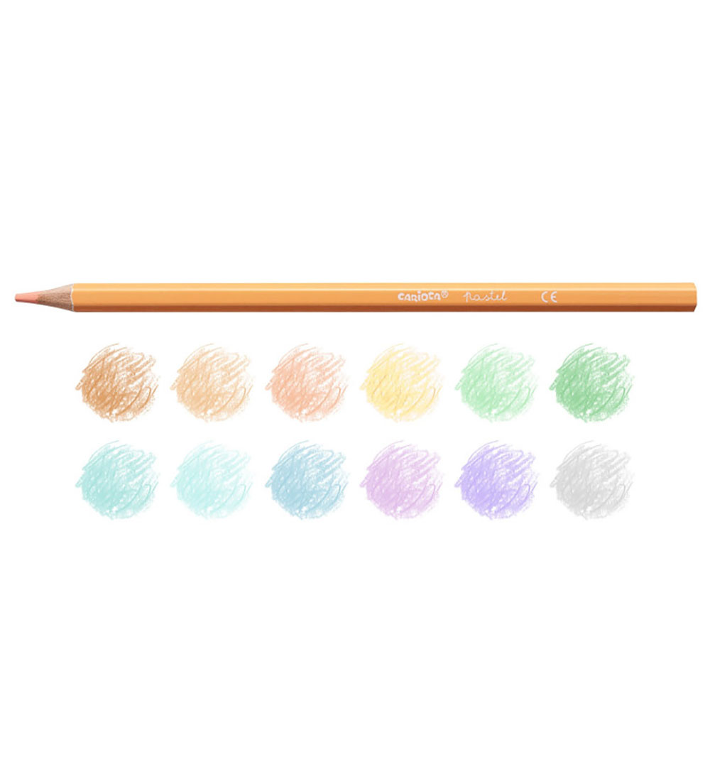 Carioca Farveblyanter - 12 stk - Pastel