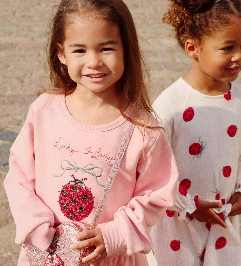 Konges Sløjd Sweatkjole - Lou - Ladybug Glitter