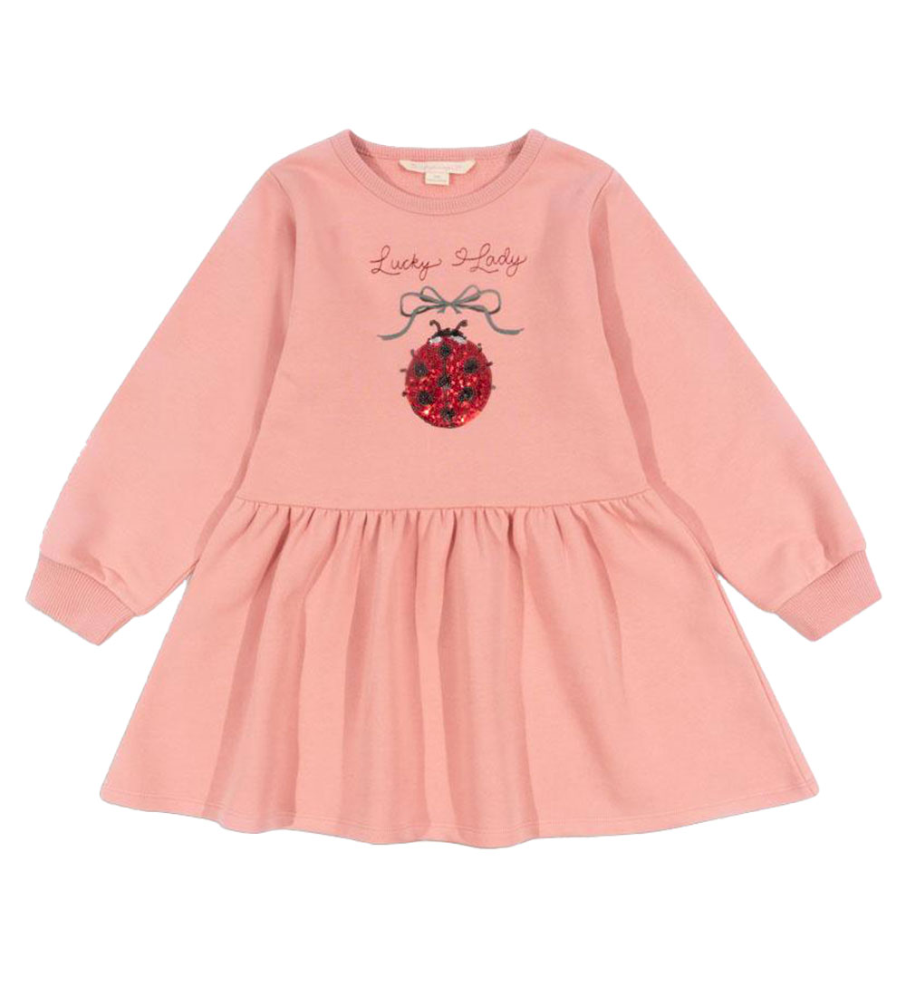 Konges Sløjd Sweatkjole - Lou - Ladybug Glitter