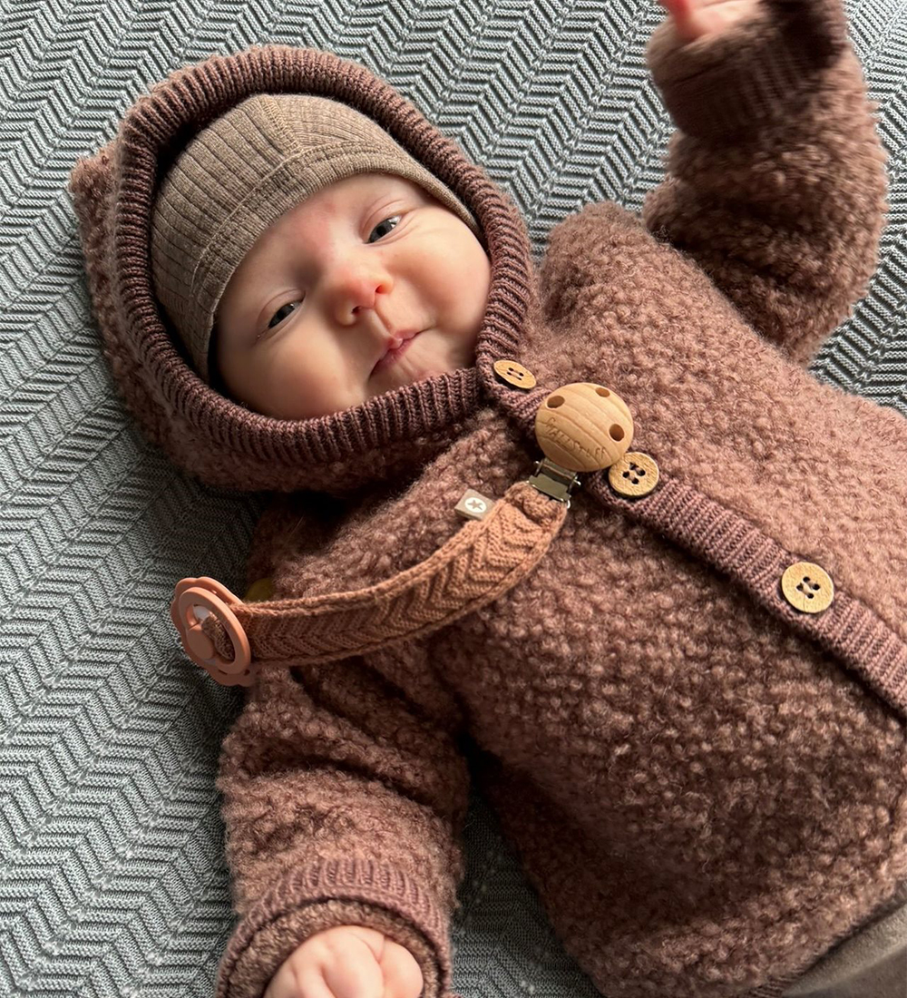 Smallstuff Cardigan - Uld - Rose Brown
