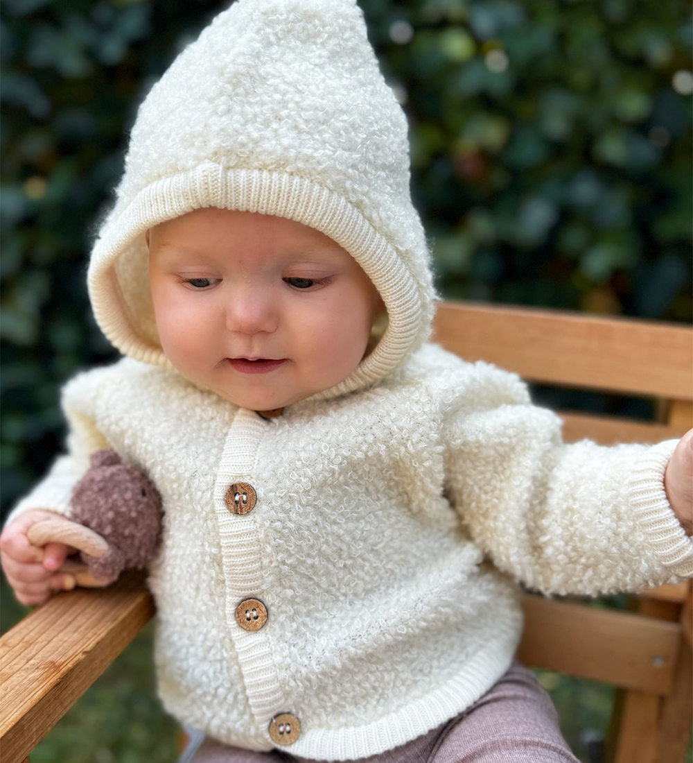 Smallstuff Cardigan - Uld - Off White