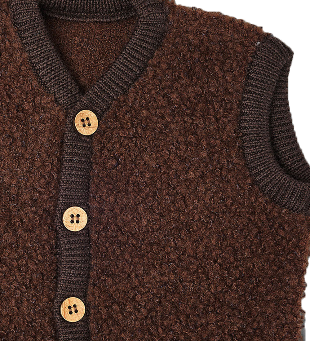 Smallstuff Vest - Uld - Brun