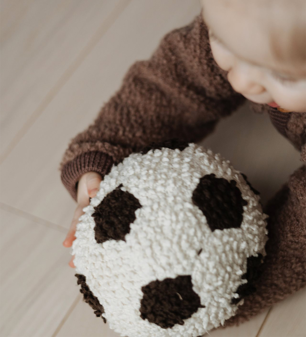 Smallstuff Fodbold -  Strik - Off White/Brown