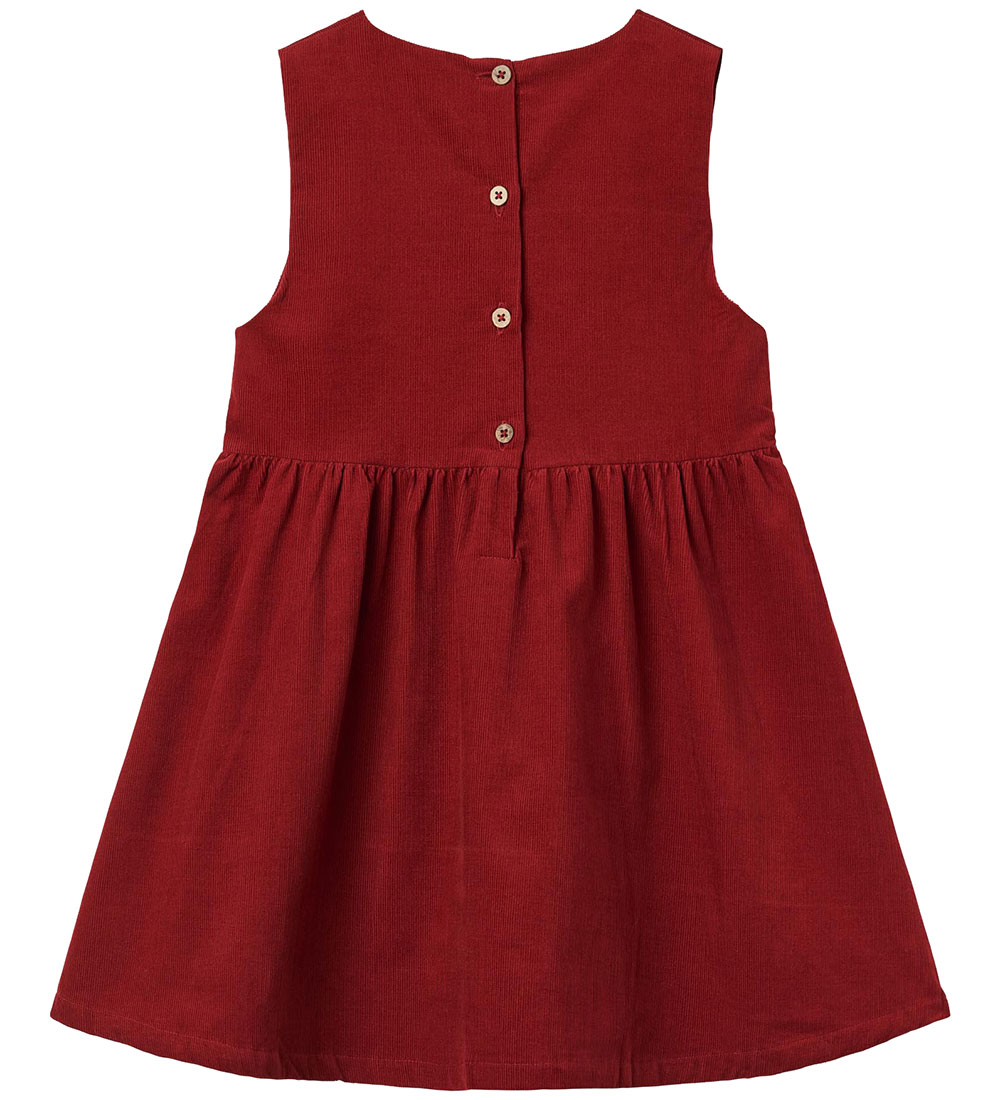 Wheat Kjole - Fløjl -  Thelma - Cherry Red