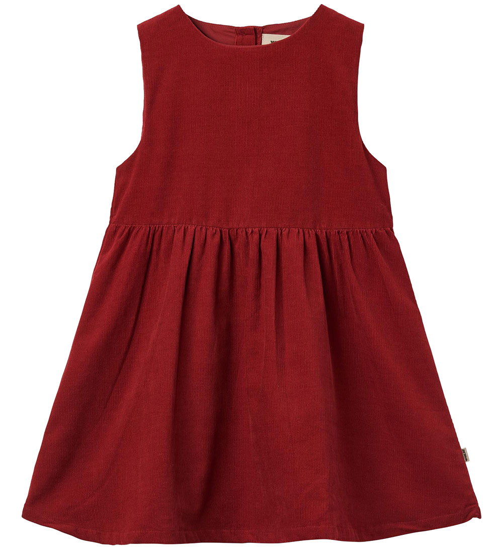Wheat Kjole - Fløjl -  Thelma - Cherry Red