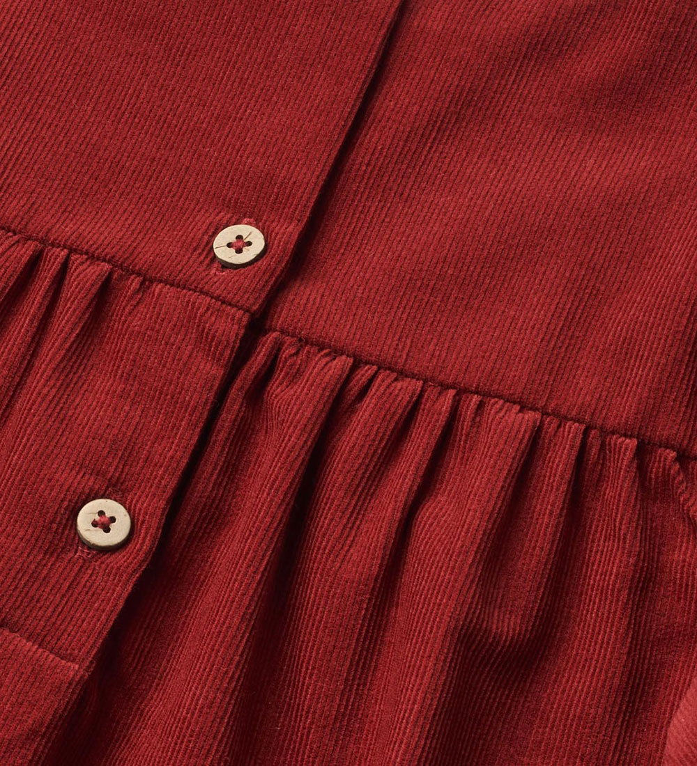 Wheat Kjole - Fløjl - Elvira - Cherry Red