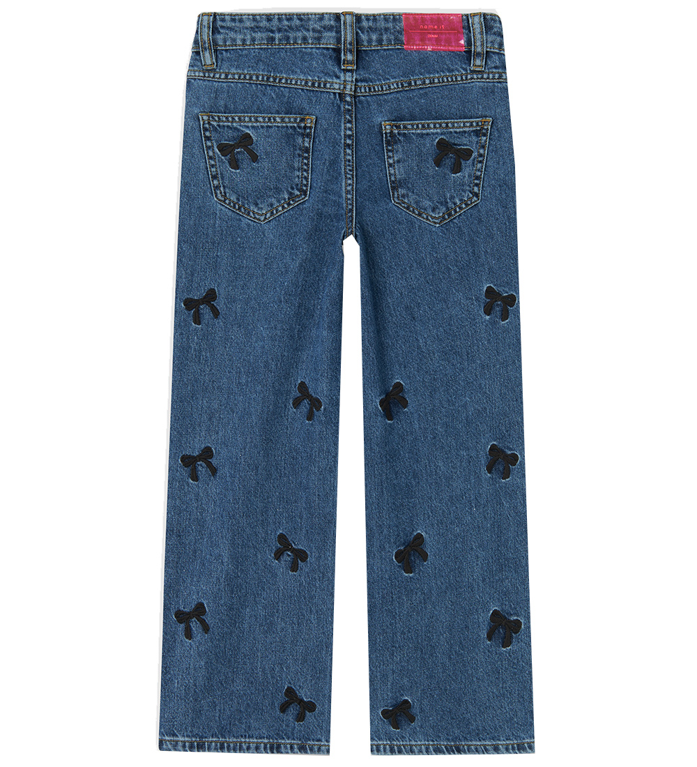Name It Jeans - NkfRose - Dark Blue/Embroidery