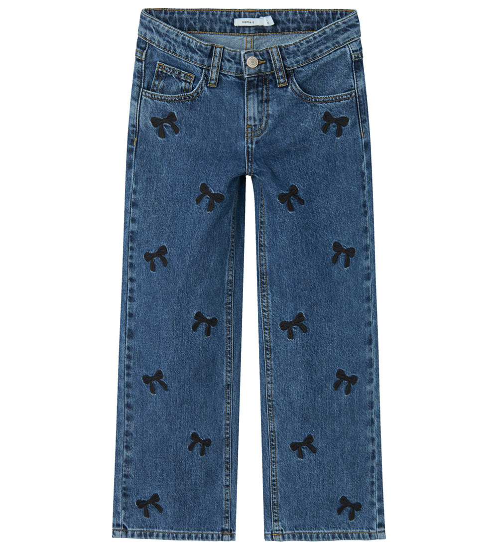 Name It Jeans - NkfRose - Dark Blue/Embroidery