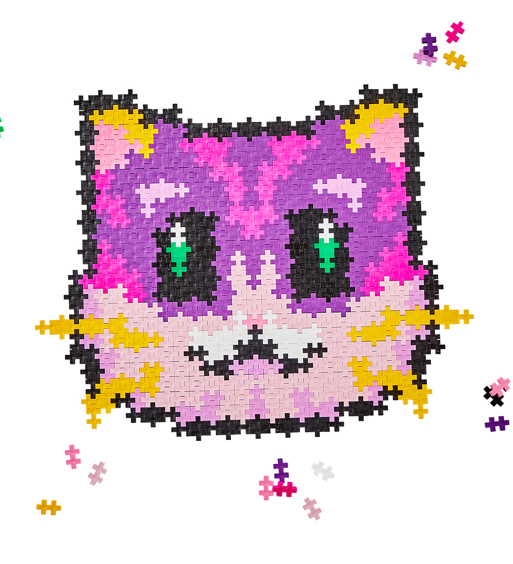 Plus-Plus Puzzle By Number - 500 stk. - Kitten